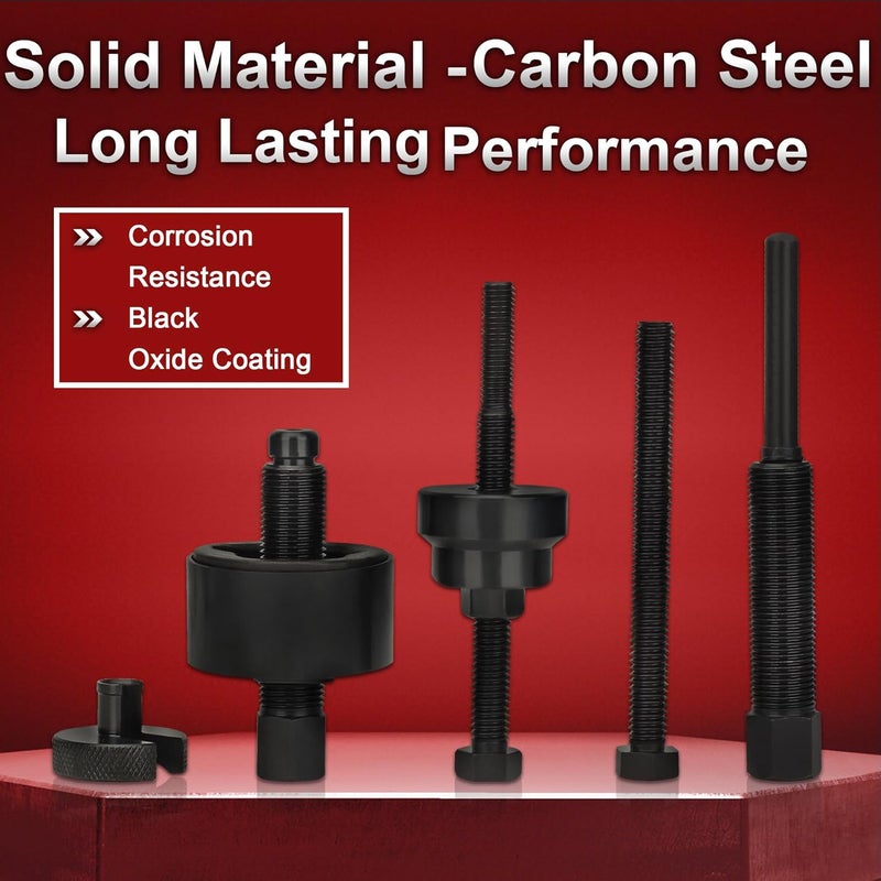 limontek Power Steering Pulley Puller Installer Tool, Power Steering Pump Pulley Removal Tool Compatible with Ford, GM, VW and Chrysler Vehicles - Image 2